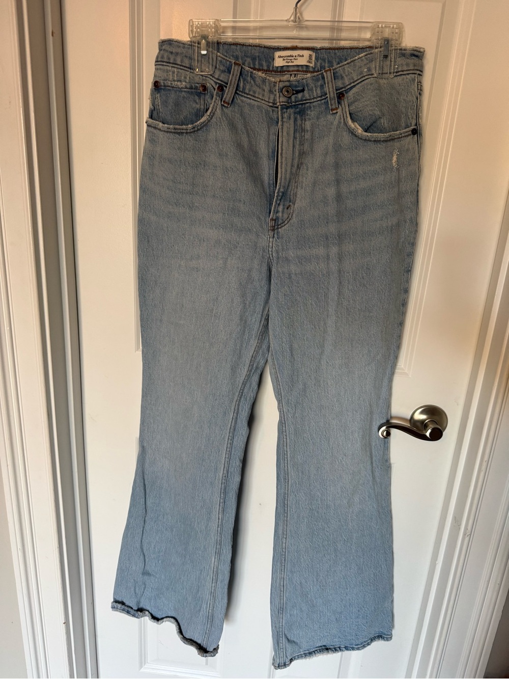 Abercrombie & Fitch Light Blue Wide Leg Jeans